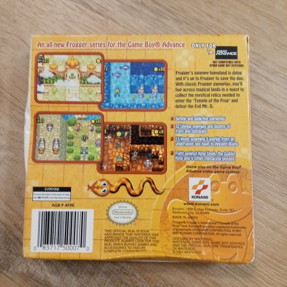 Gameboy Advance Frogger's Adventures (pre-loved) - Picture 5 of 5